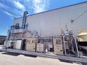 岩室工場の設置景観